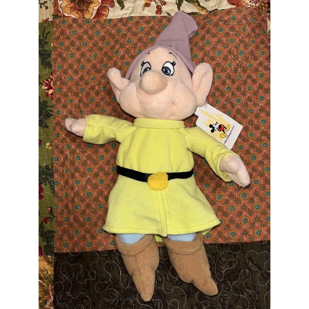 vintage dopey Walt Disney World exclusive  bean bag plush‎